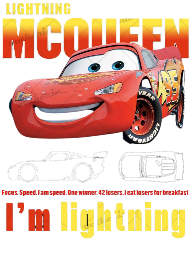 Playera Lightning McQueen