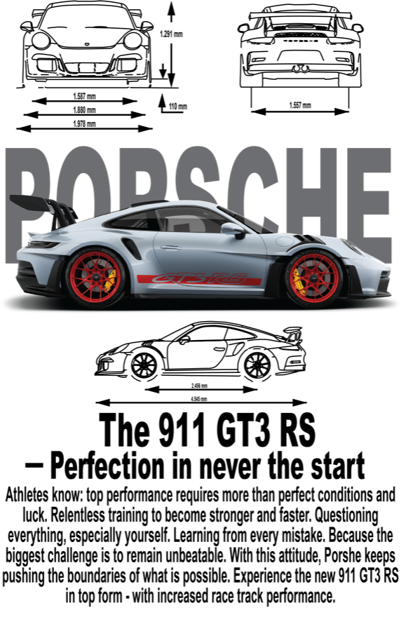 Playera Porsche 911 Gt3 Rs